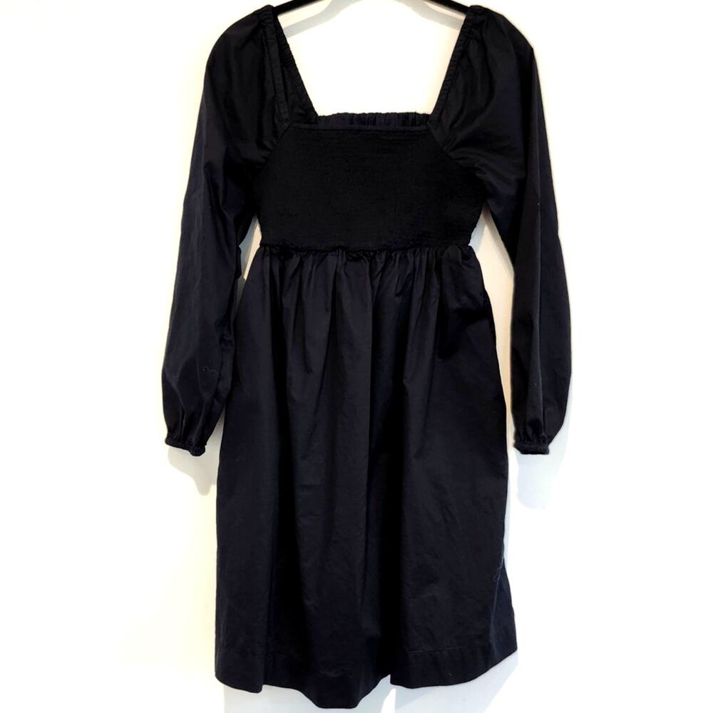 NWOT Maternity Puff Sleeve Smocked Knee-Length Dress Sz XS